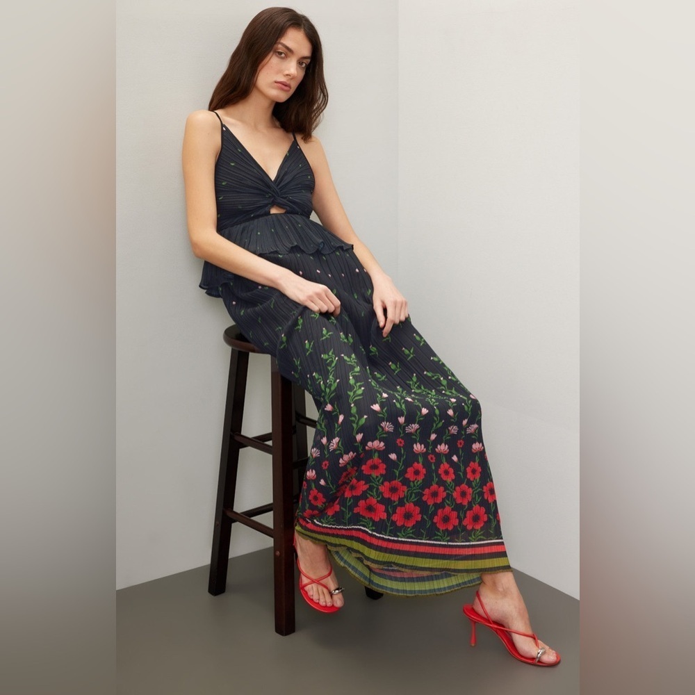 Sabina Musayev Selina Gown / floral dress size M